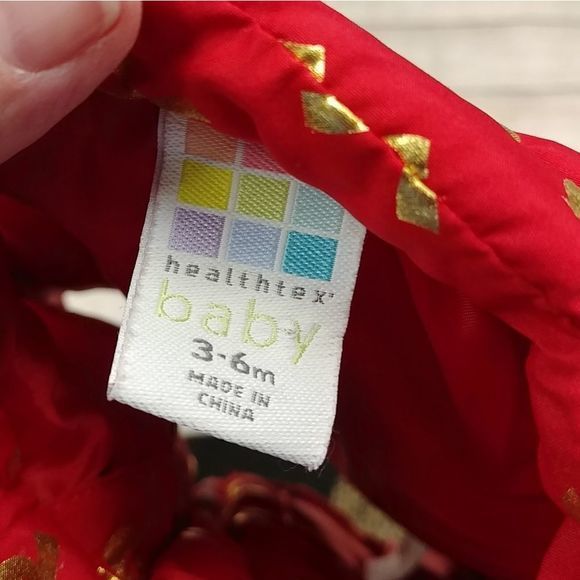 Healthtex Red Bow Puffer Vest - Picture 4 of 4